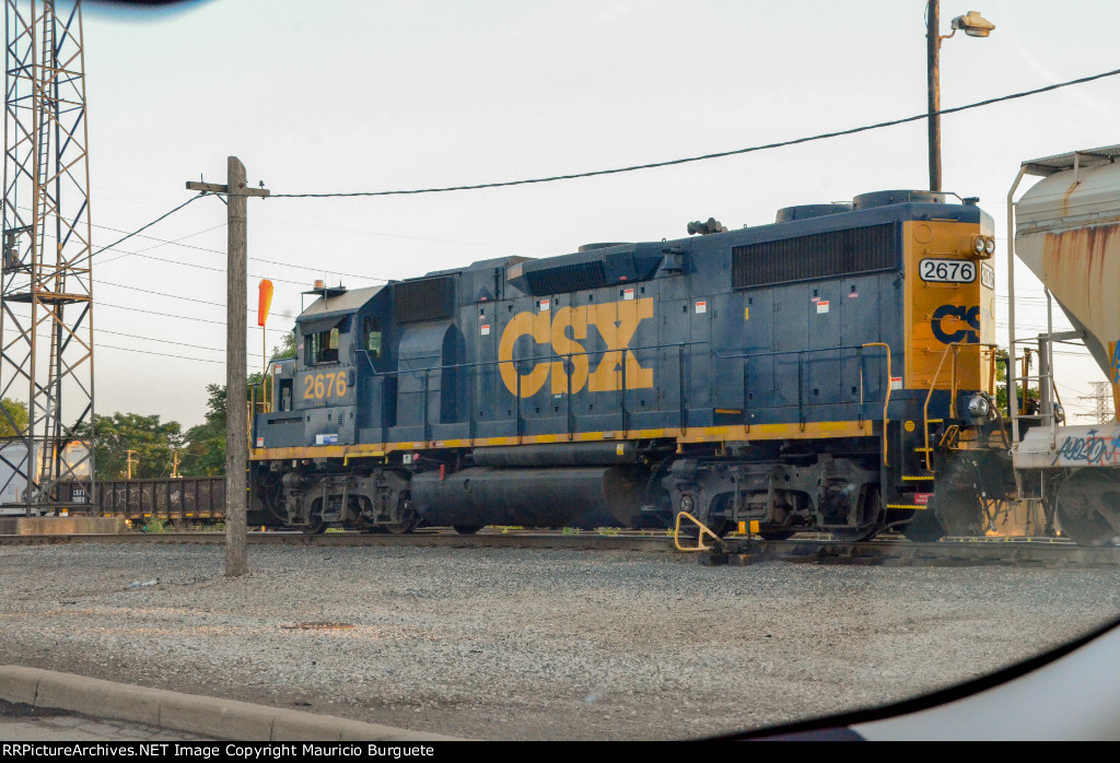 CSX GP38-2 in the yard